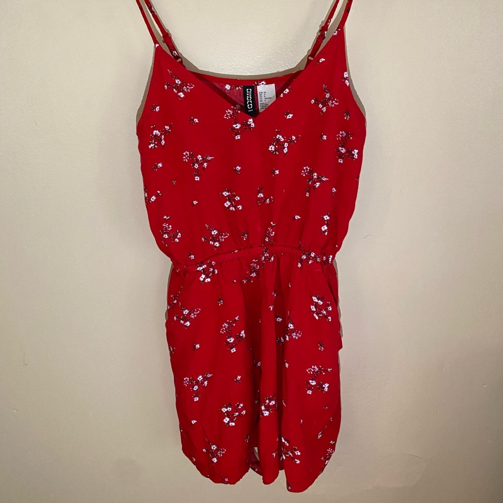 H&M Sleeveless Romper with Pockets